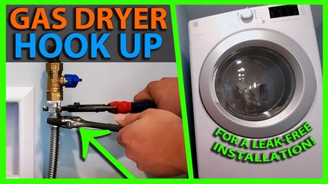 connecting gas to metal dryer box|do plumbers install gas dryers.